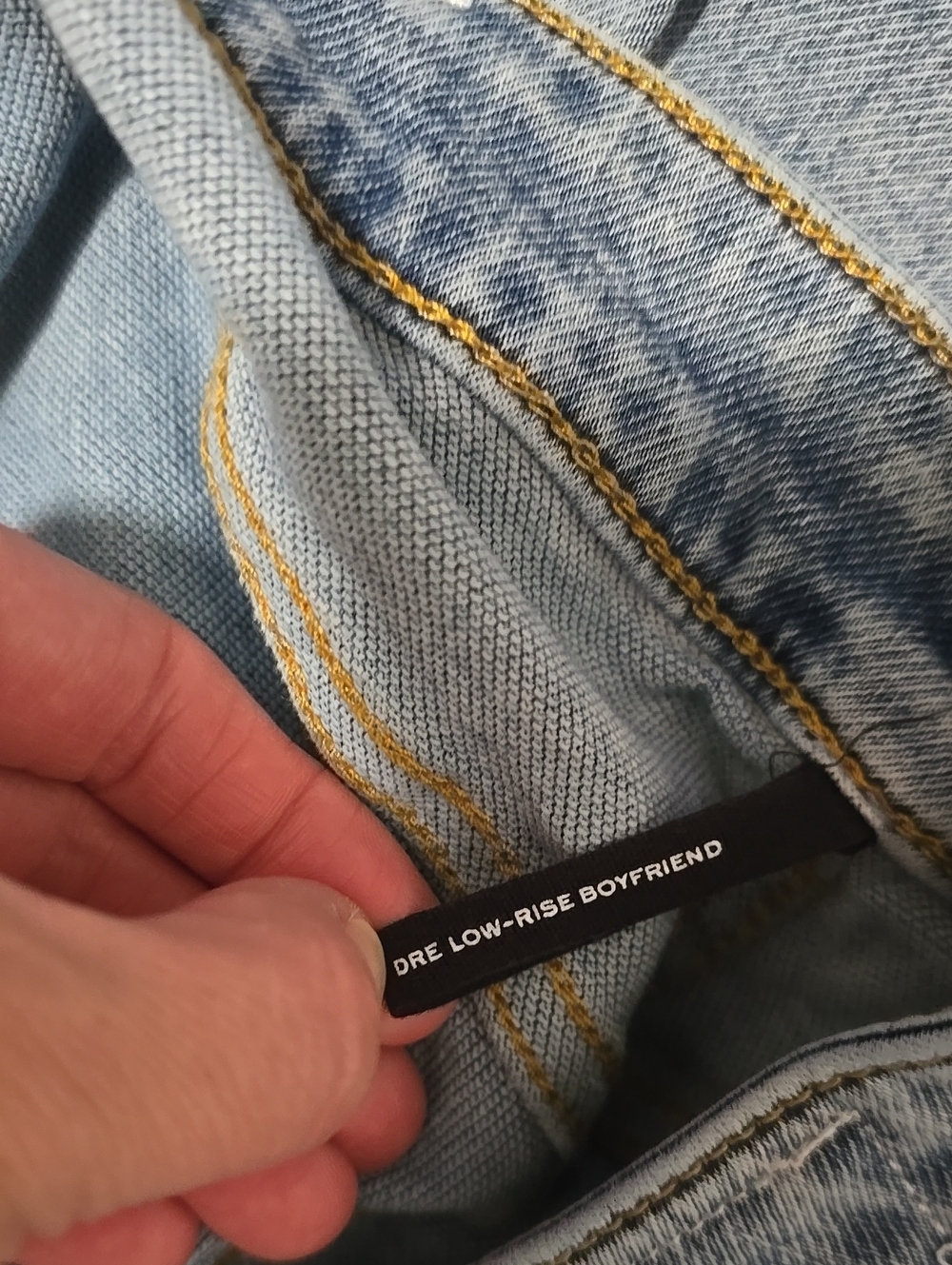 Rag & bone Dre Low Rise Boyfriend Jean With Stretch - Picture 6 of 9
